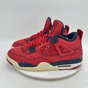Nike Air Jordan 4 Retro FIBA Men Size 11 CI1184-617 Gym Red Blue Obsidian Shoes